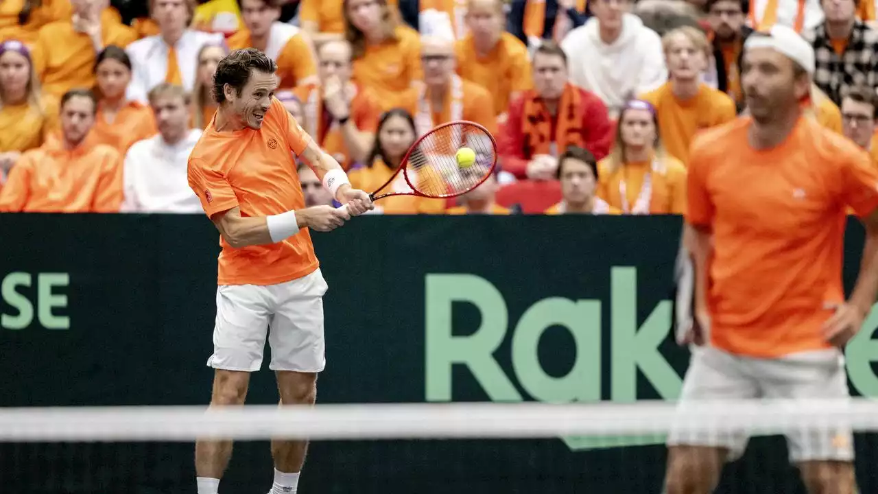 Nederland plaatst zich voor Davis Cup Finals met klinkende zege op Slowakije