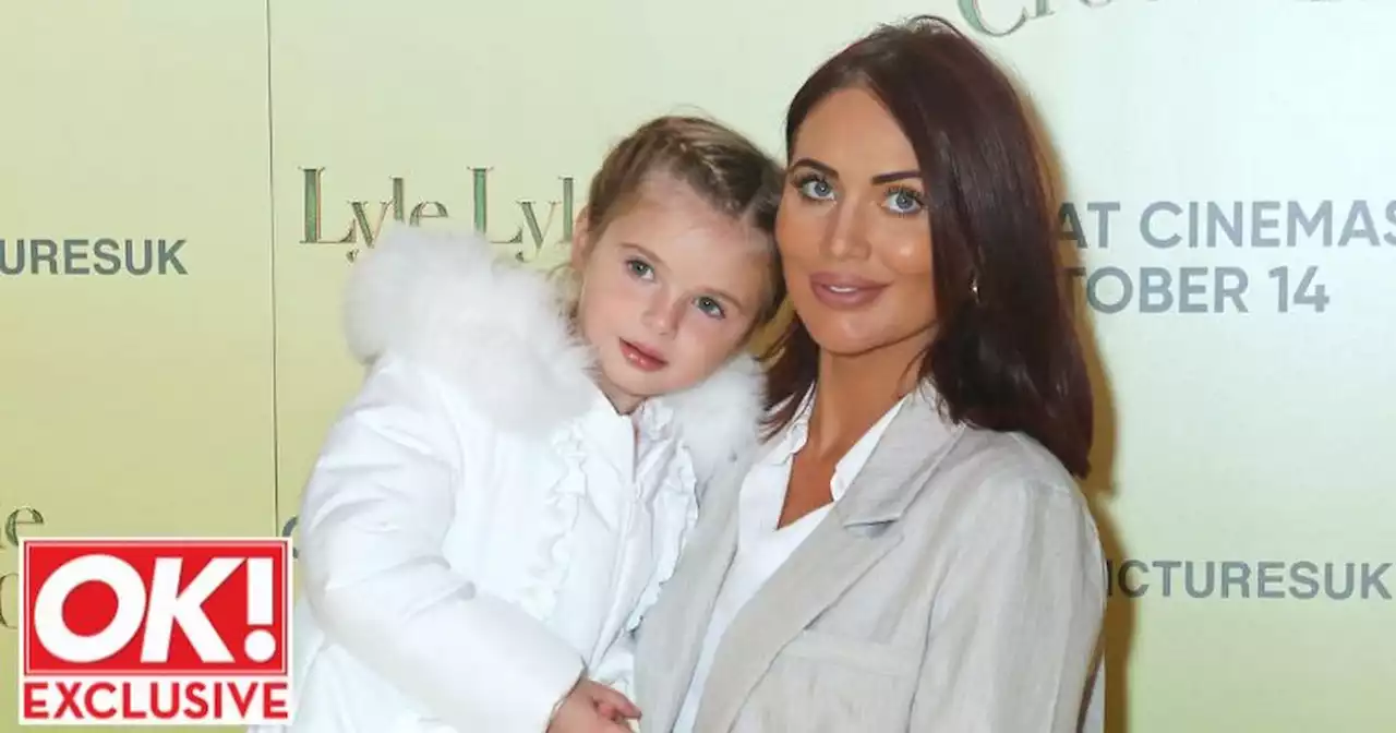 Amy Childs says Polly, five, 'hasn't been herself' in the run up to twins' birth