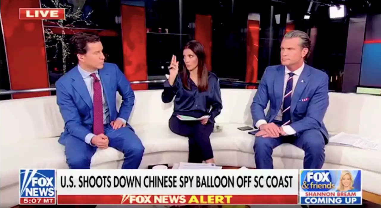 Fox News Host Wonders If Biden Needed China's 'Permission' to Shoot Down Balloon