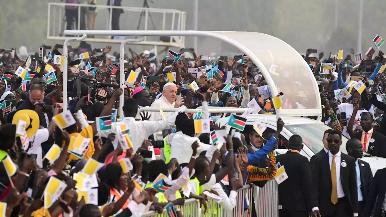 El papa pide que se depongan las armas en Sudán del Sur