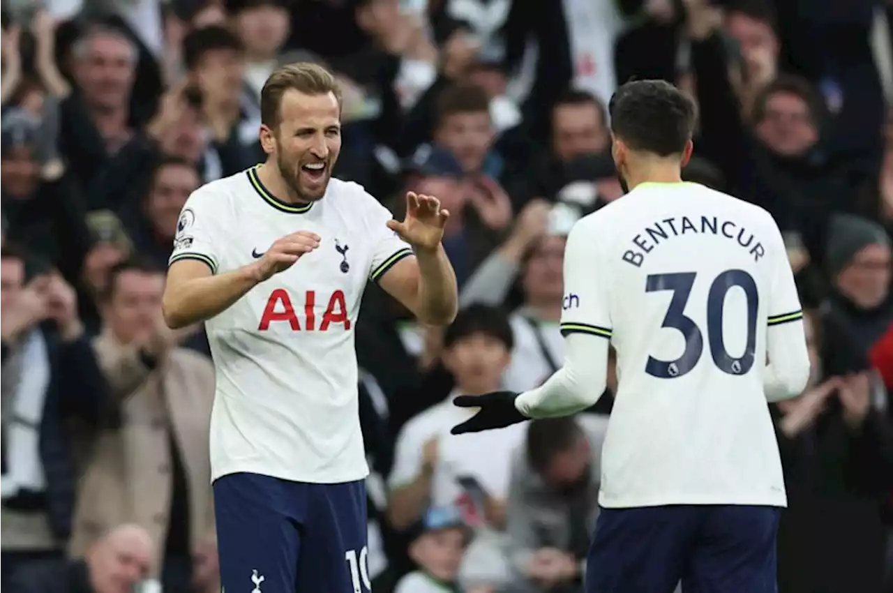 Liga Inggris 2022/2023: Harry Kane Bawa Tottenham Ungguli Man City di Babak Pertama