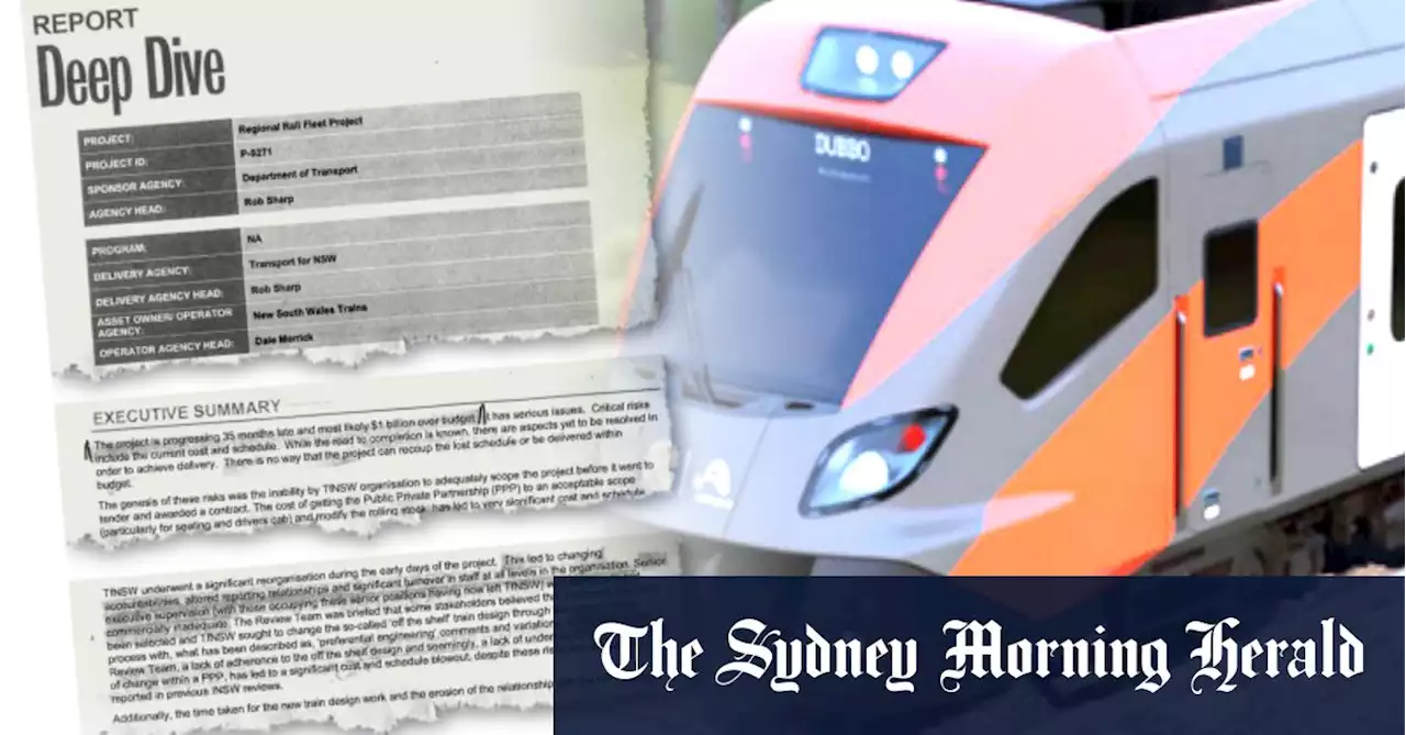 Secret report reveals $1 billion-plus cost blowout in bungled NSW trains project