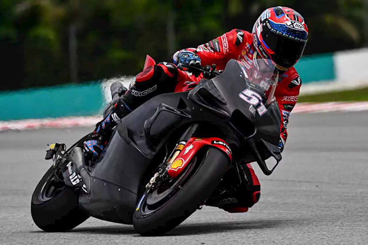 Sepang: Michele Pirro mit neuer Ducati-Aerodynamik