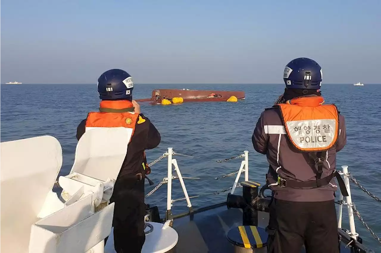 South Korea searches for missing crew after fishing boat capsizes