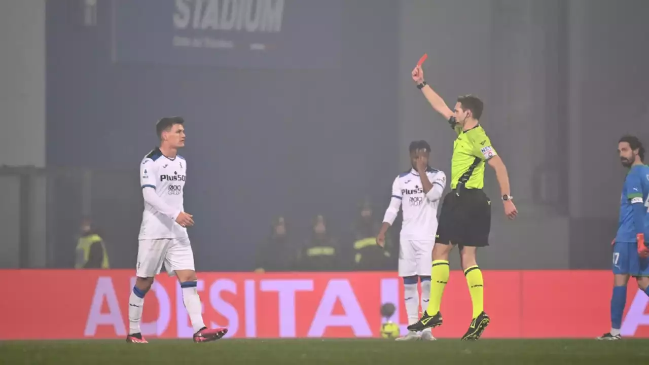 Rampavond Atalanta: twee rode kaarten en een nederlaag bij Sassuolo