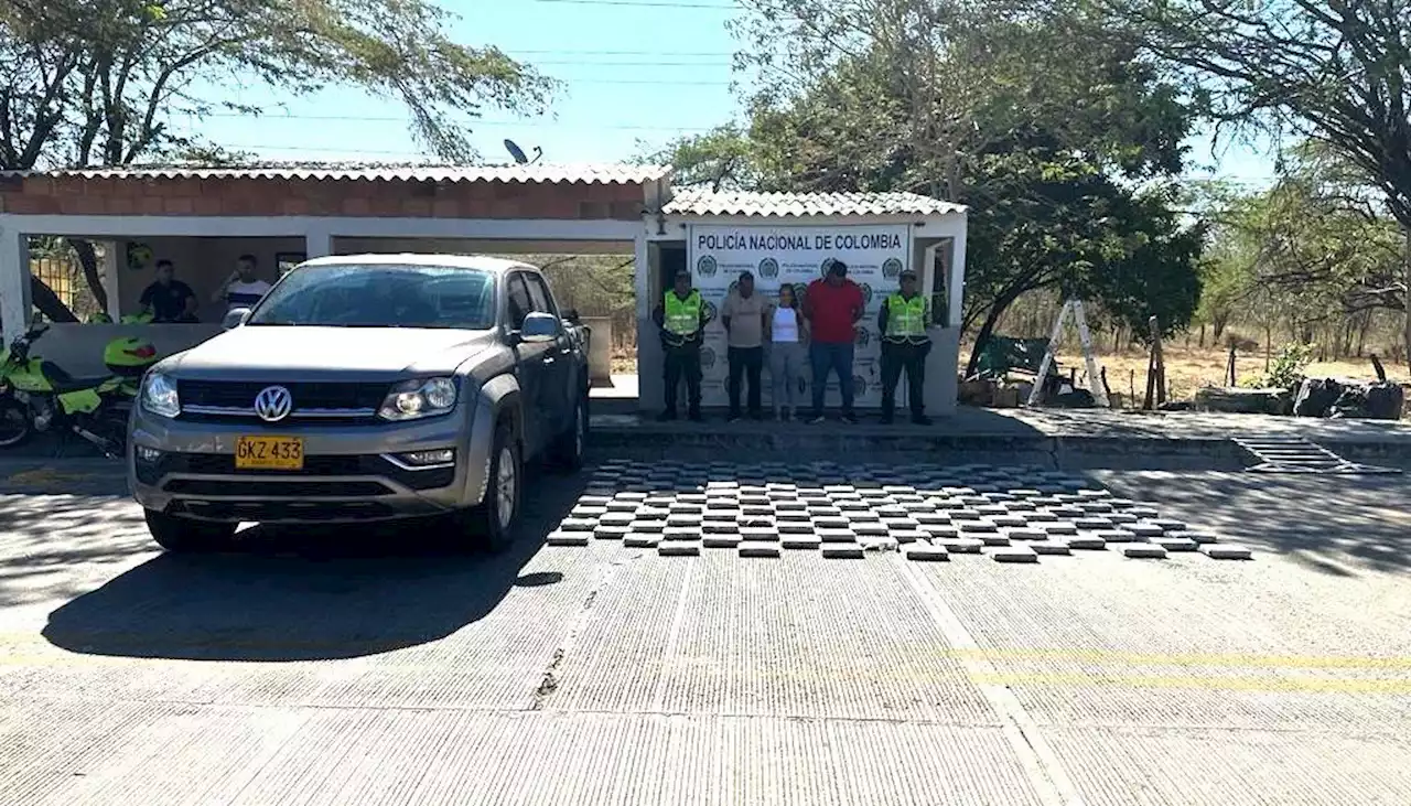 En operativo en La Guajira, incautan 300 kilos de clorhidrato de cocaína