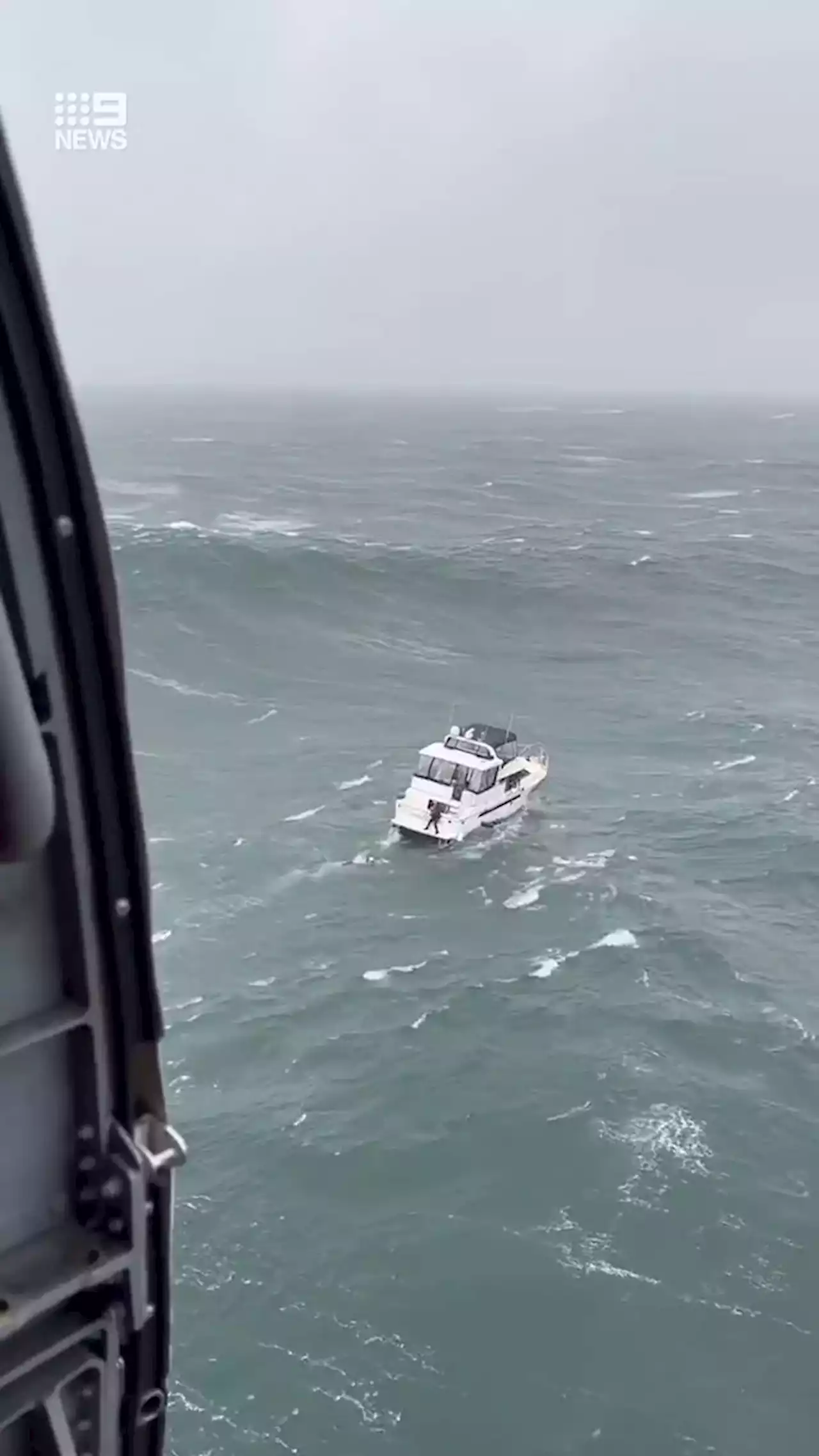 Man saved in daring ocean rescue was wanted for leaving dead fish at The Goonies house