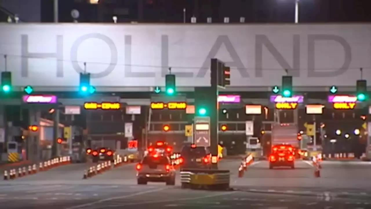 Overnight closures start Sunday at outbound Holland Tunnel