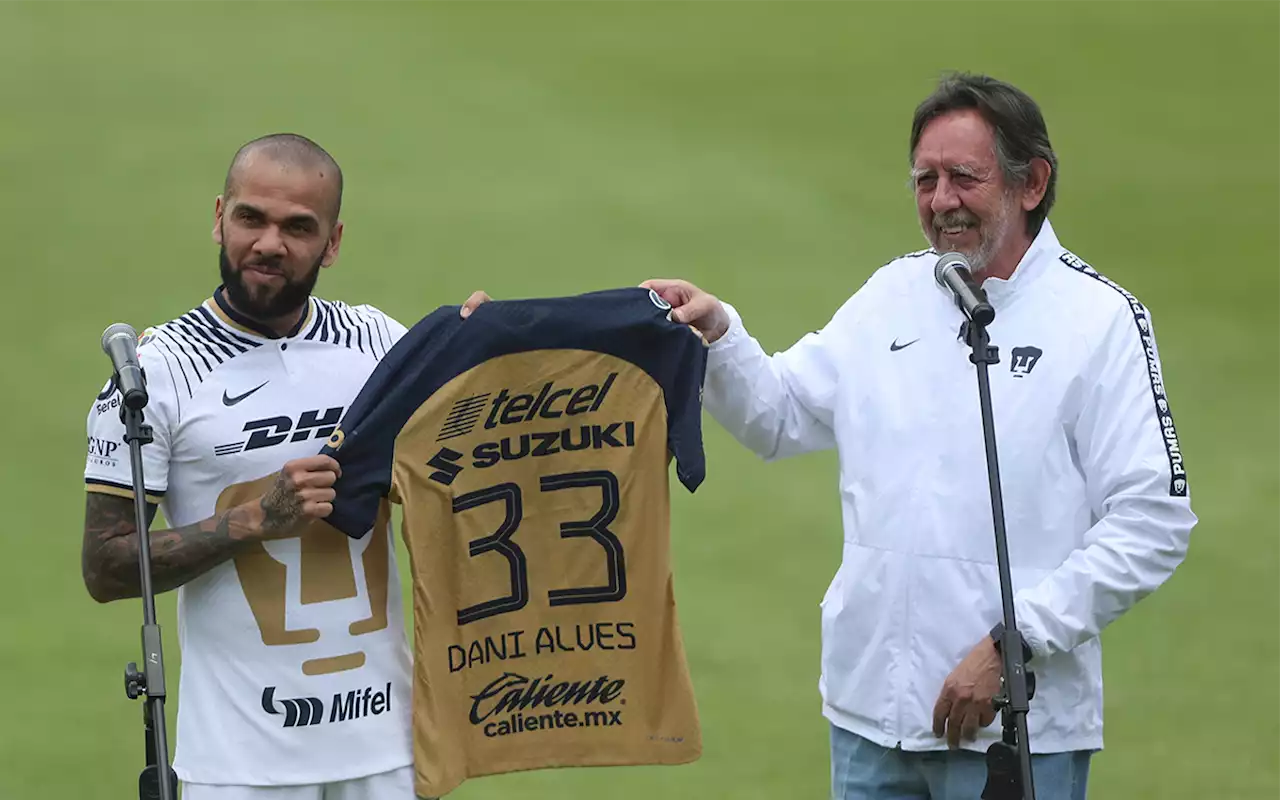 Pumas no ha solicitado indemnización a Dani Alves, asegura presidente del club