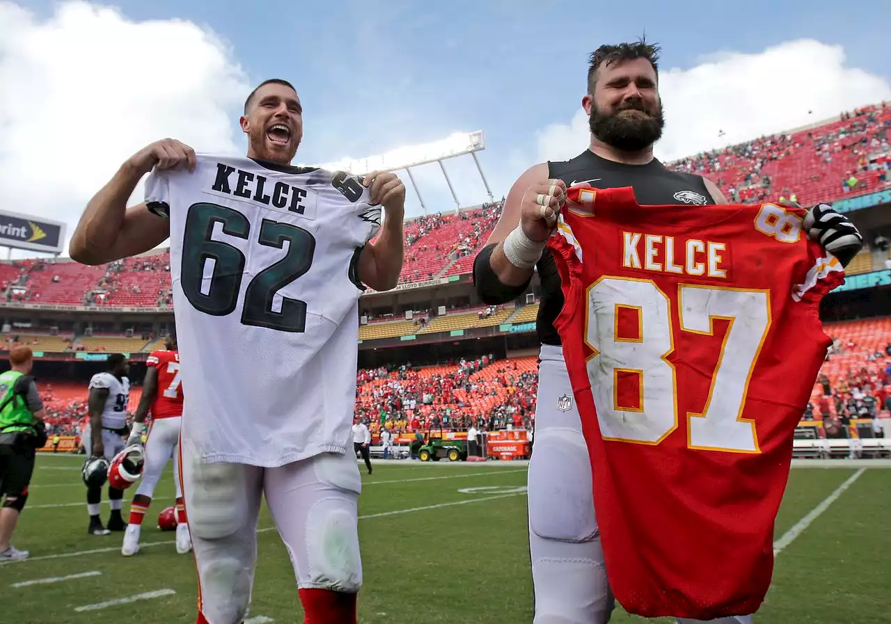 Travis and Jason Kelce, brothers and Super Bowl opponents, are still ‘Cleveland Heights through and through’