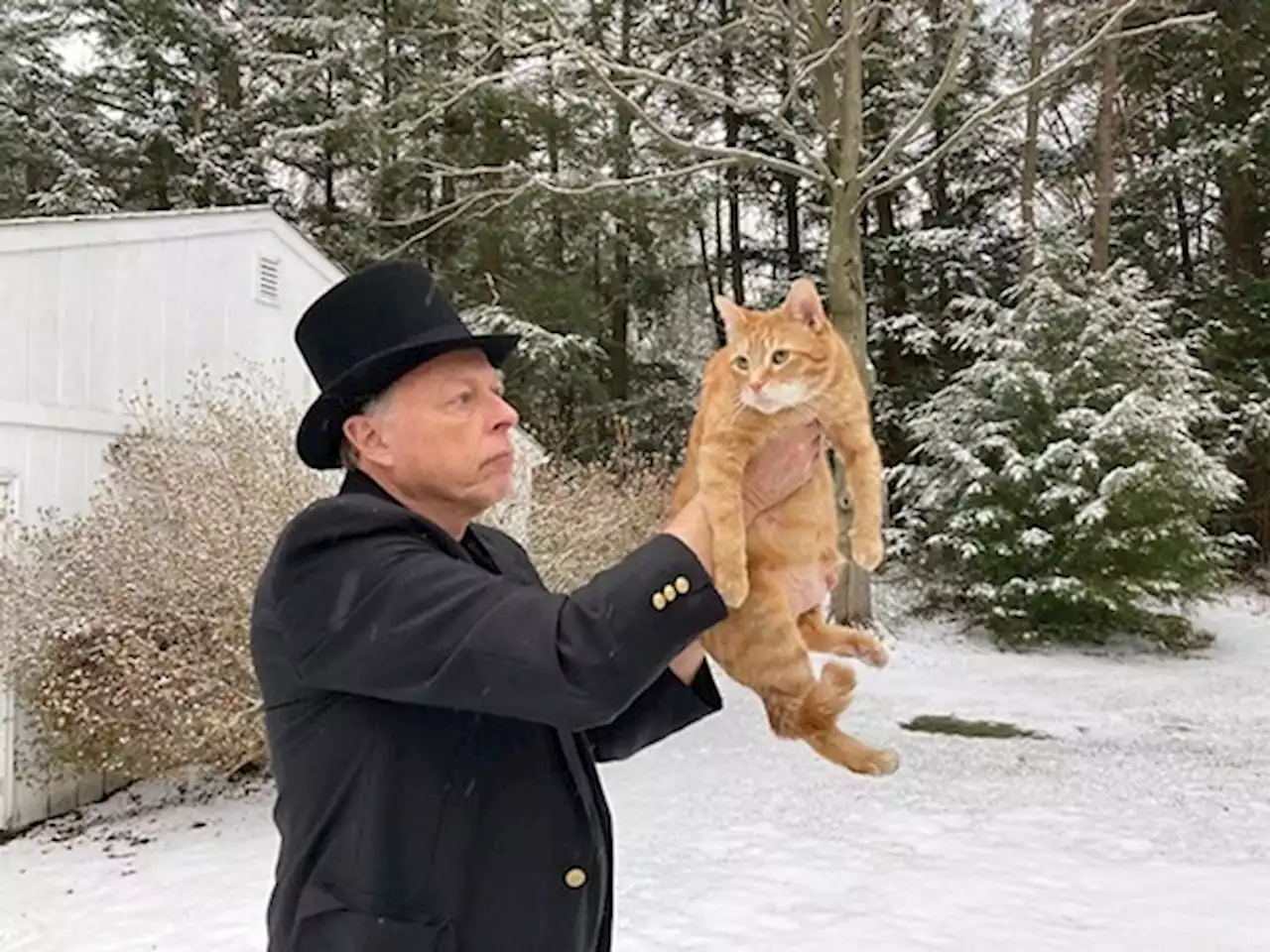 Concord Casimir, Cleveland's Feline Answer to Punxsutawney Phil, Predicts Spring Weather by Eating Pierogies