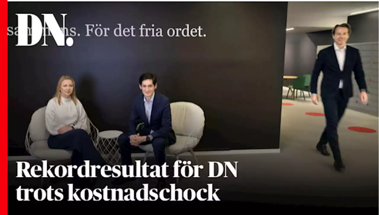 Rekordresultat för DN trots kostnadschock