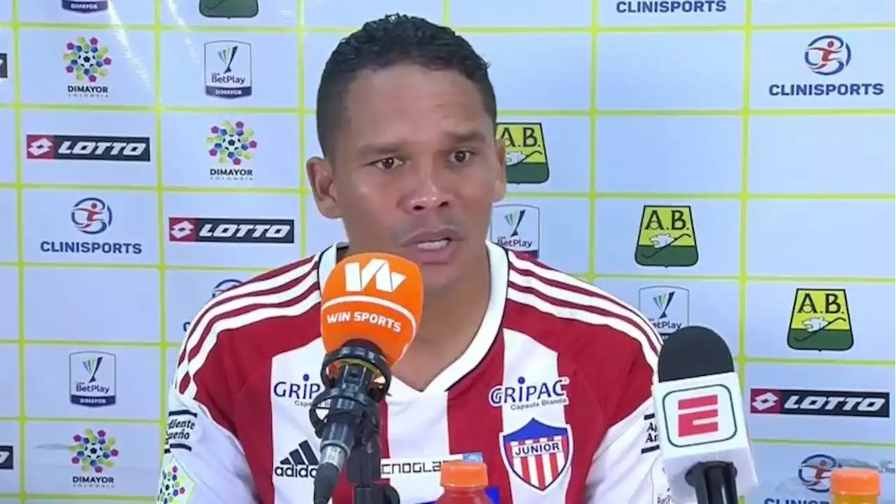 “Hay que tener más frialdad para definir”: Carlos Bacca