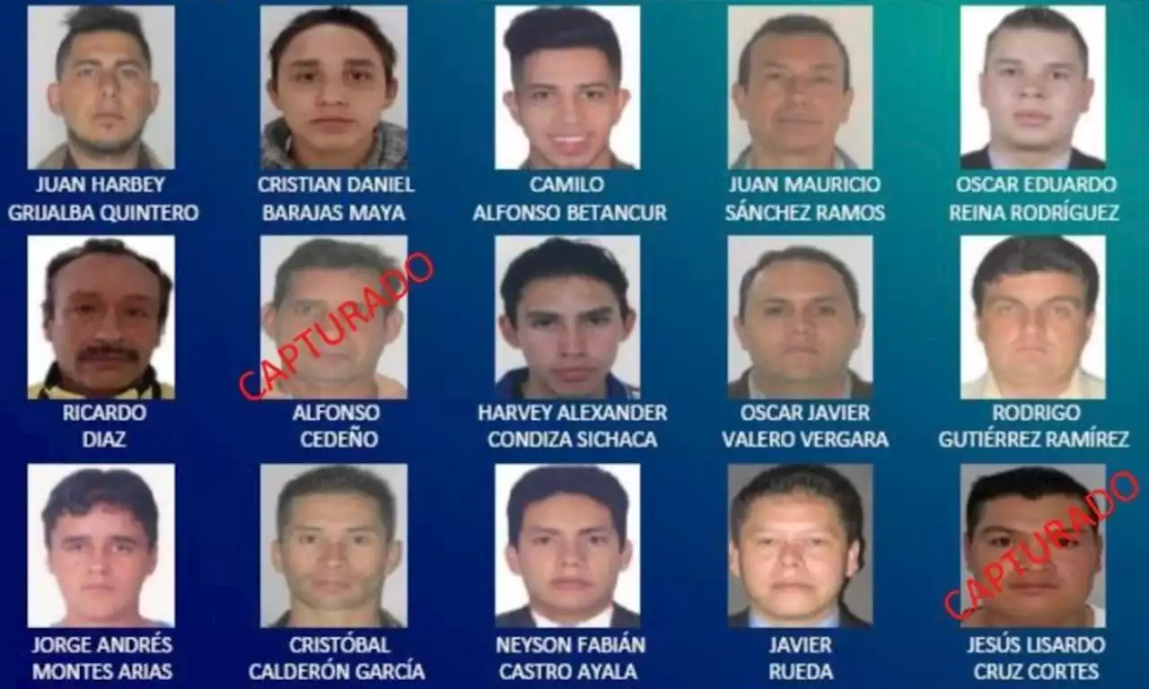 Estos son los delincuentes más buscados por la Policía en Bogotá