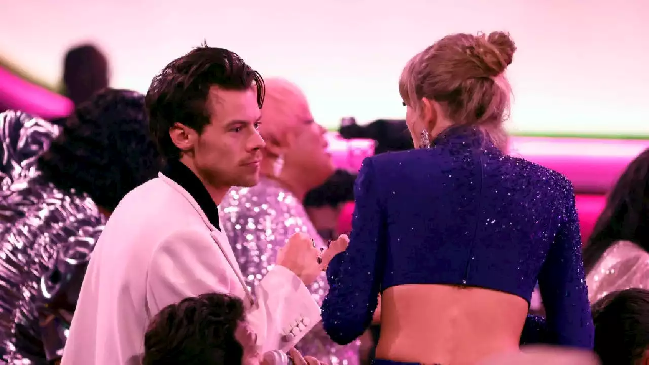 Taylor Swift and Ex Harry Styles Reunite at 2023 GRAMMYs: Pics