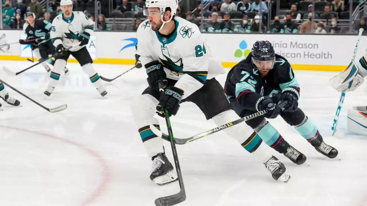 Kraken acquire defenseman Jaycob Megna from Sharks