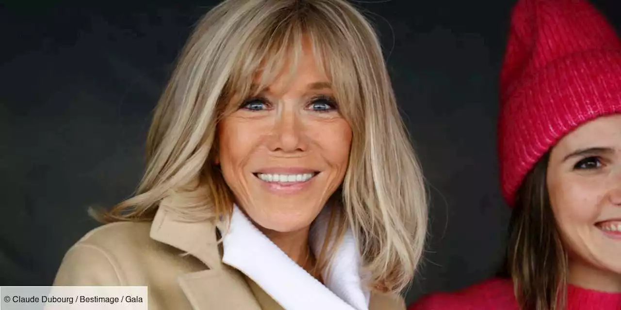 PHOTOS – Brigitte Macron élégante en beige : on s’inspire de son look de working-girl stylée - Gala