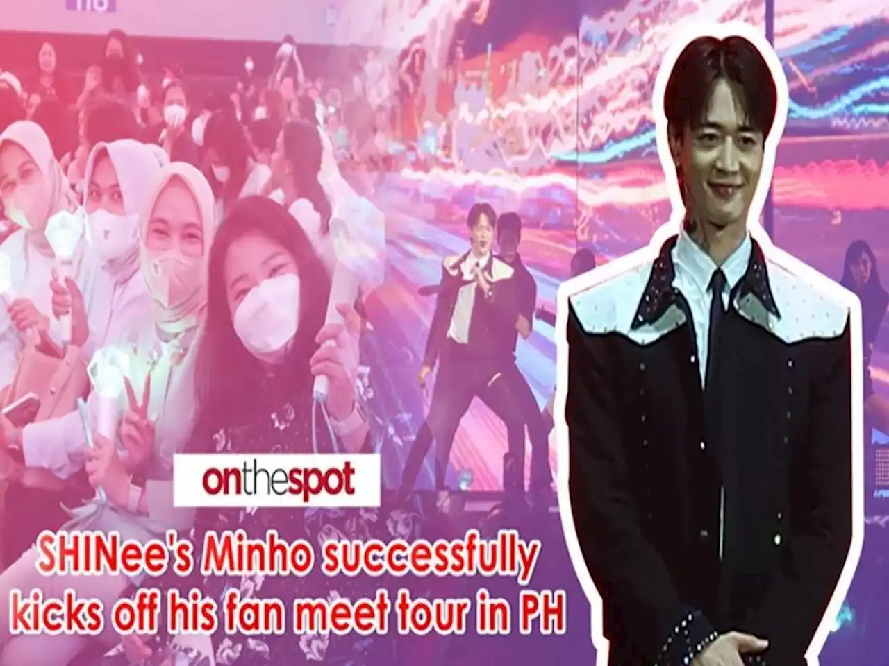 On the Spot: SHINee's Minho successfully kicks off his fan meet tour in PH