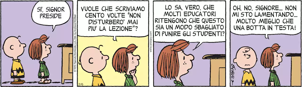 Peanuts 2023 febbraio 6 - Il Post