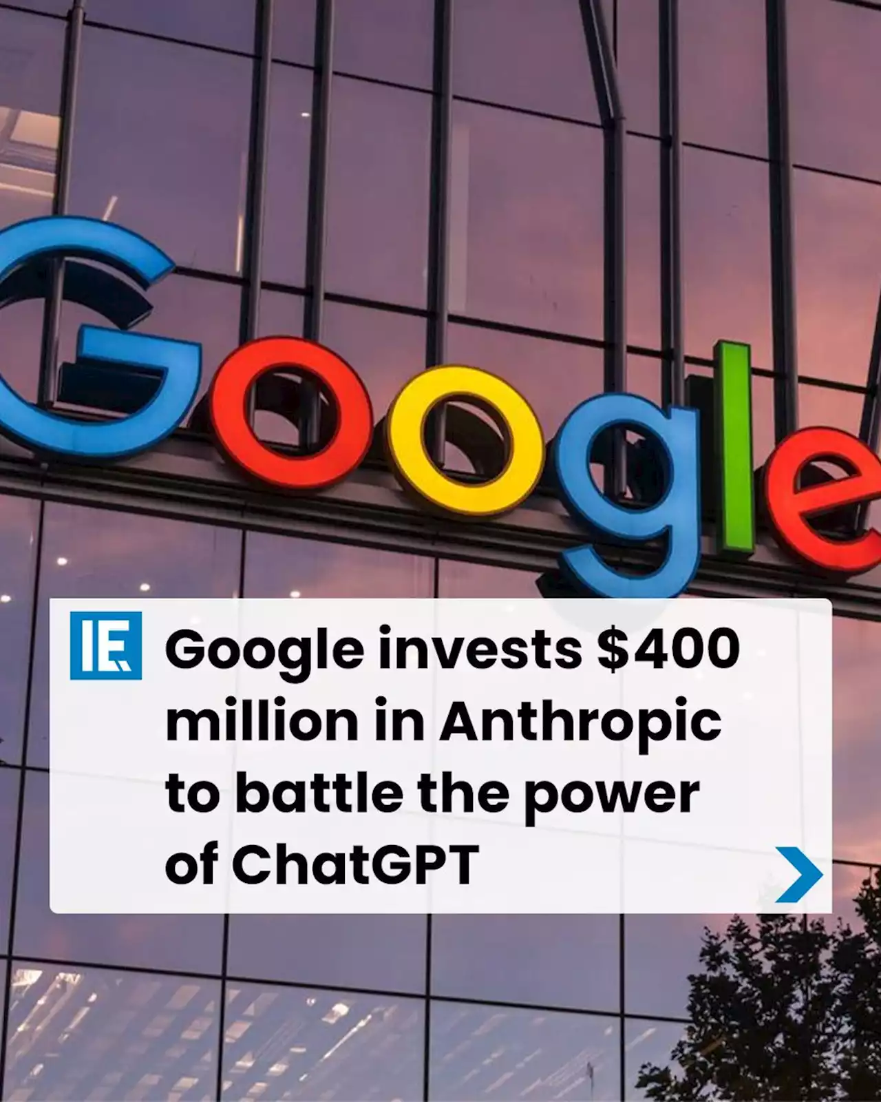 Google invests $400 million in Anthropic to battle the power of ChatGPT