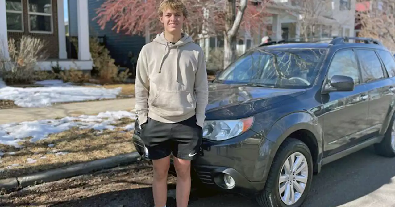 Community helps teen buy a car after his was stolen a week after 16th birthday