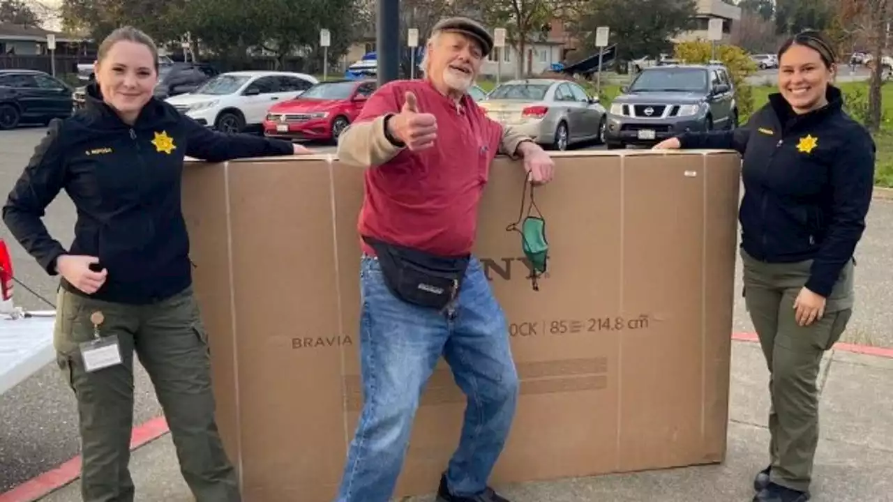 Stolen TV returned to Sonoma County man just in time for Super Bowl, sheriff says