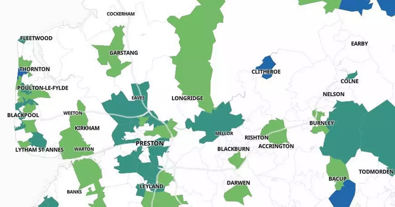 Three Lancashire Covid hotspots remain a concern as every other area drops