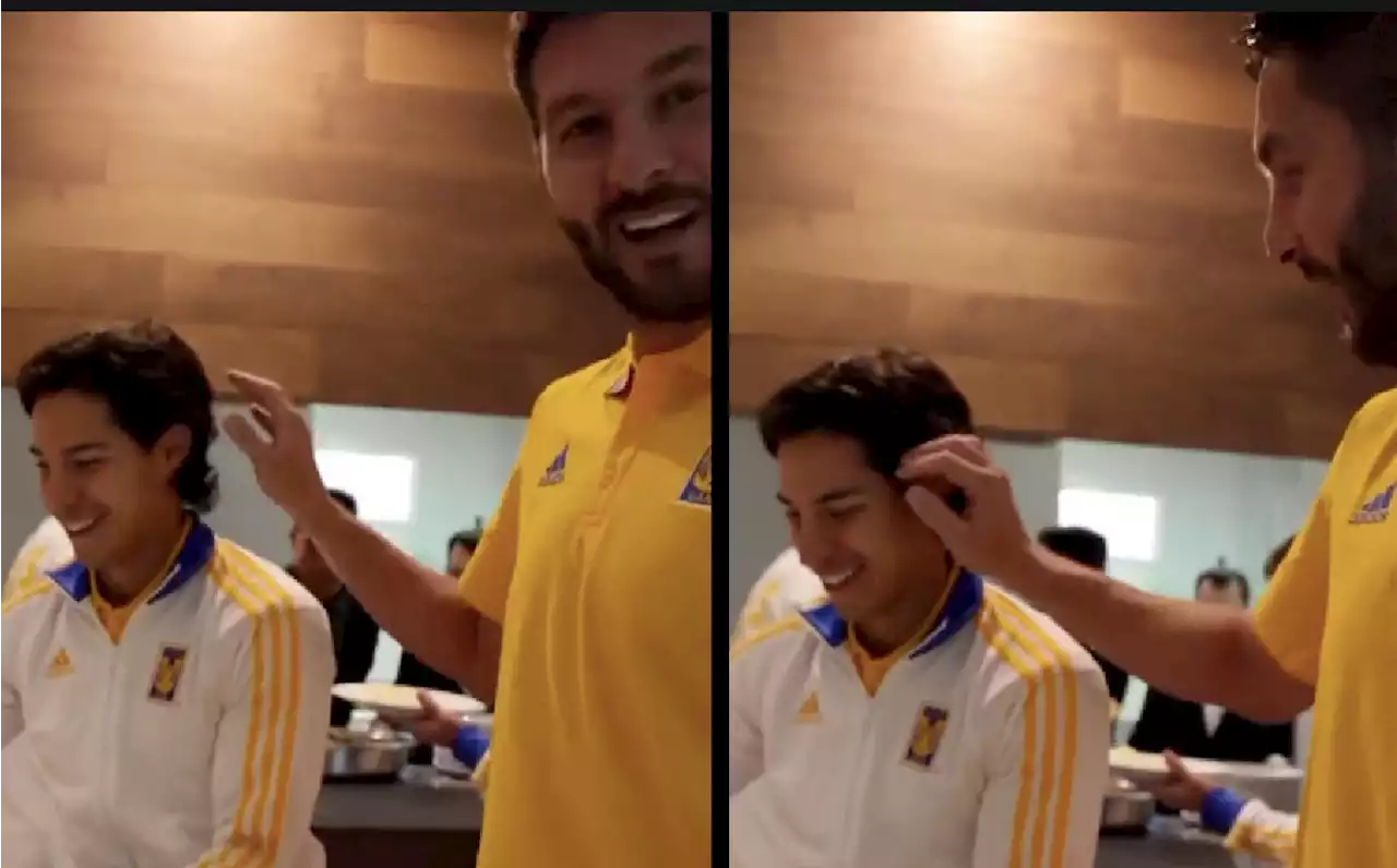 El piropo y cariñito de Gignac que puso nervioso a Diego Lainez