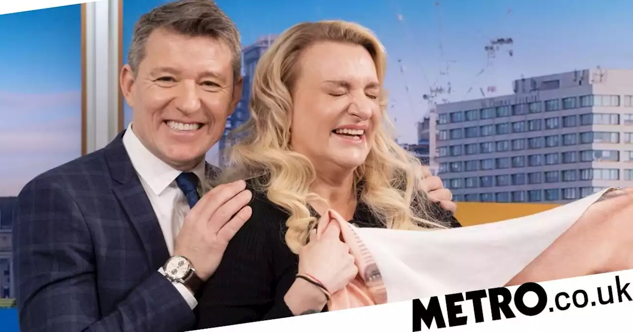 Daisy May Cooper physically shakes as she meets idol Ben Shephard on GMB