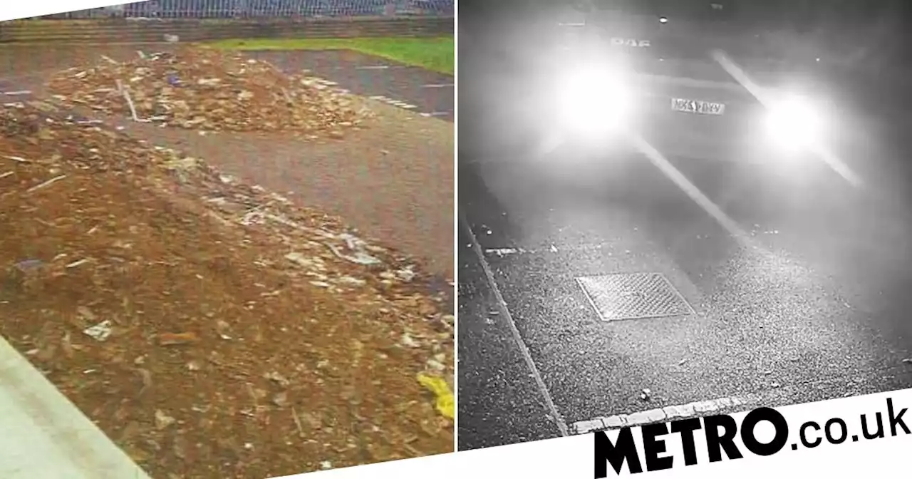 Fly tipper drove more than 25 miles to dump pile of bricks in car park