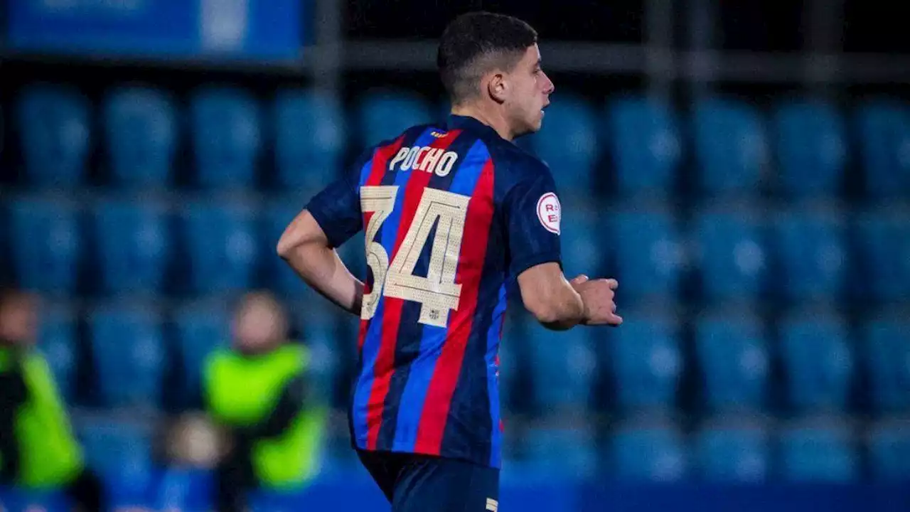 Promesa argentina: Pocho Román debutó en el Barcelona B