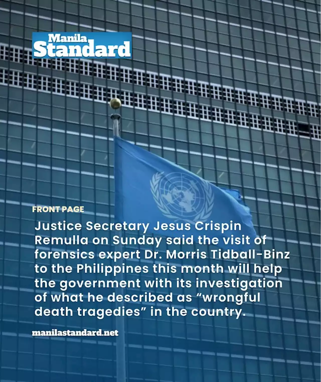 UN forensic expert to help probe ’wrongful deaths’