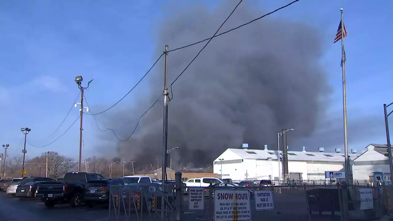 Large Fire Reported in Chicago Heights; Giant Plume of Smoke Visible for Miles