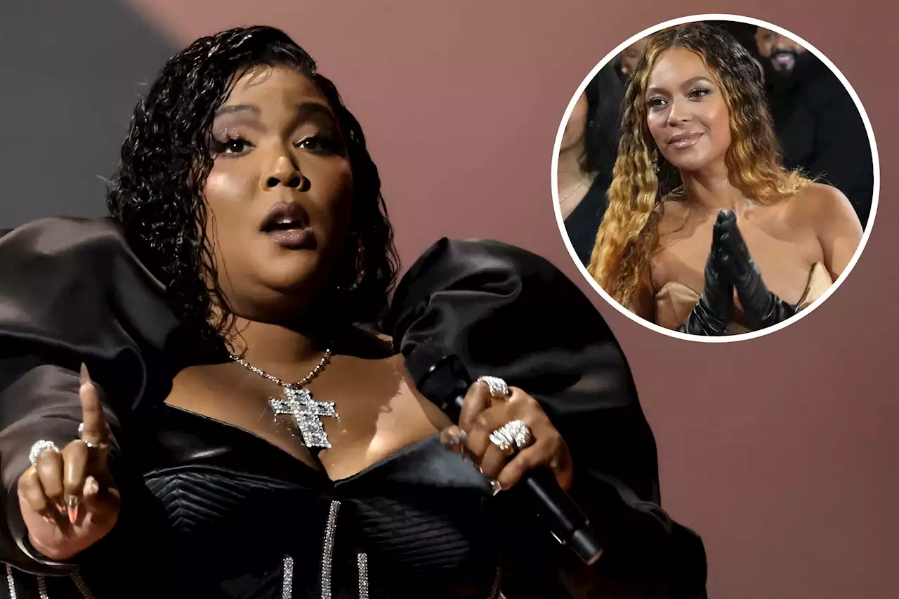 Lizzo's pure reaction to Beyoncé at the Grammys goes viral