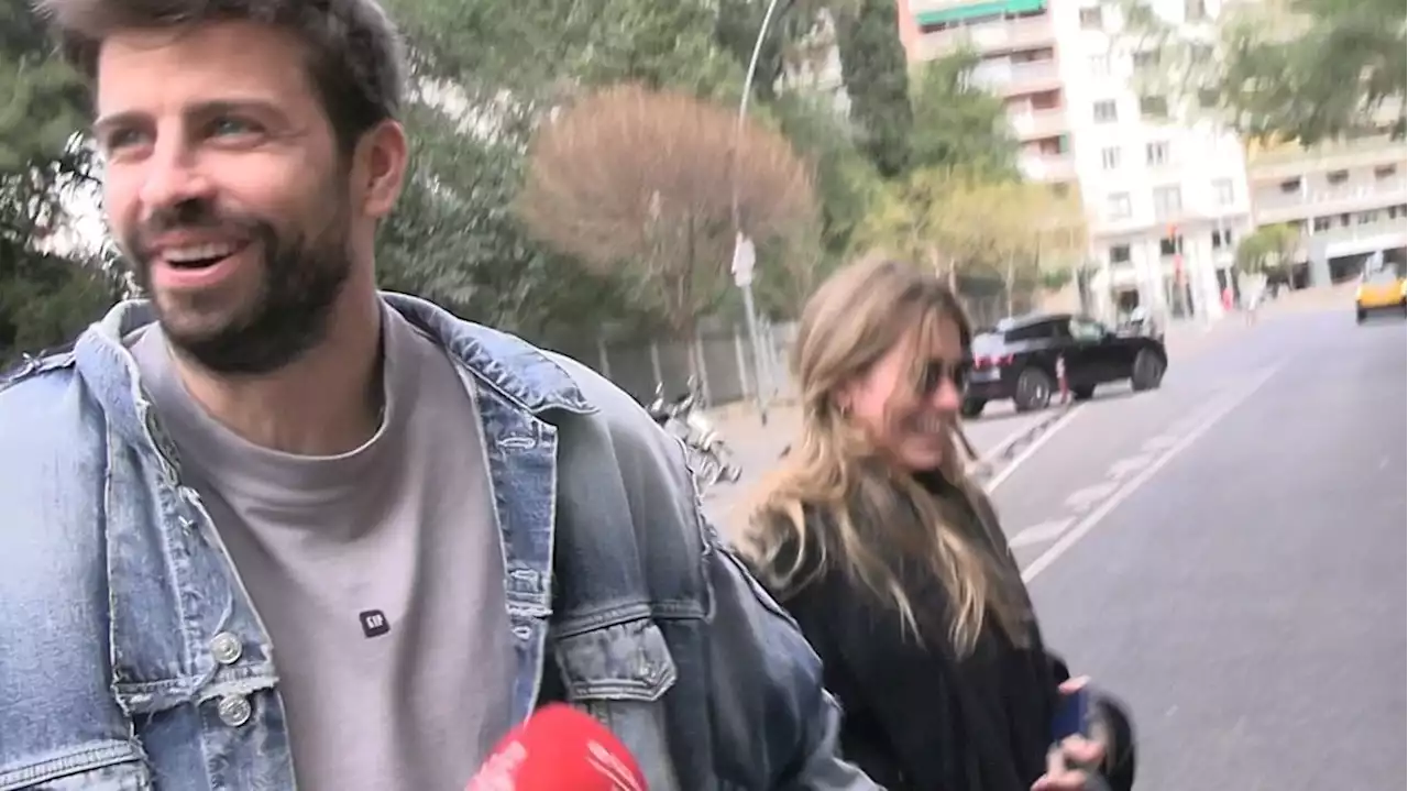 Piqué y Clara Chía, primer choque con la prensa, entre risas y burlas al reportero: “¿Tú qué te has tomado?”