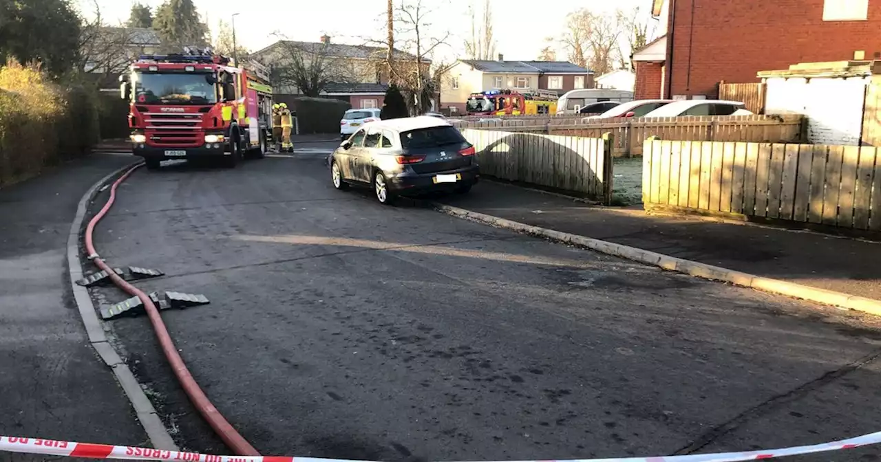 Crews called to house fire as residents told to keep doors closed