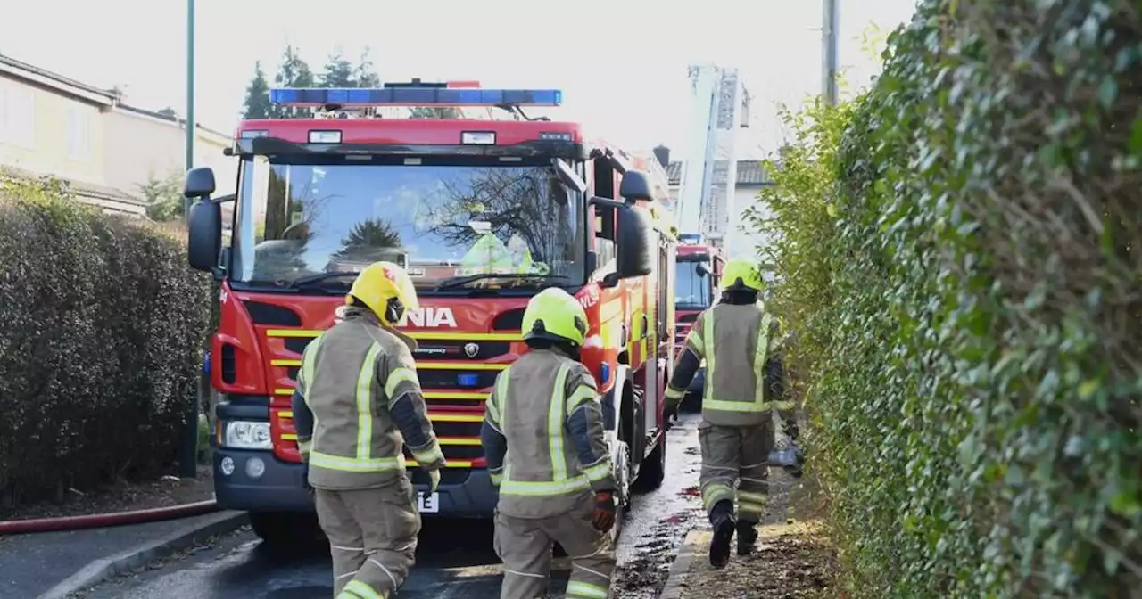 Neighbours woken up sirens during 'upsetting' house fire