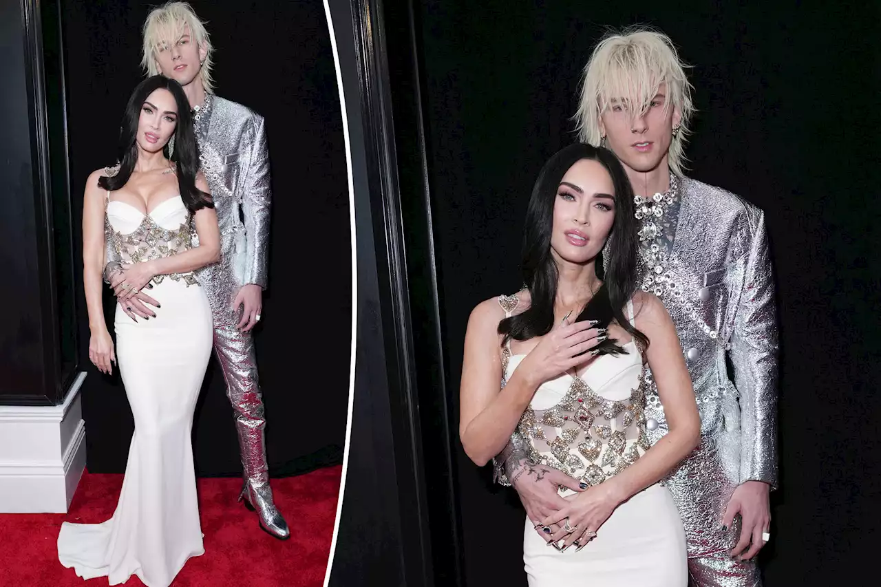 Machine Gun Kelly and Megan Fox channel Romeo and Juliet at 2023 Grammys