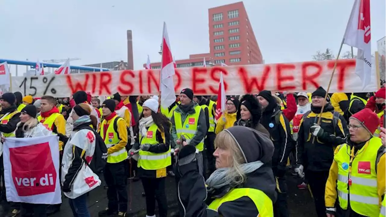 Bis zu 2.000 Post-Mitarbeiter lassen erneut Arbeit ruhen