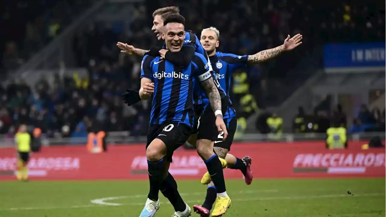 Inter venció por la mínima al Milán y se mantiene en la lucha por el Scudetto