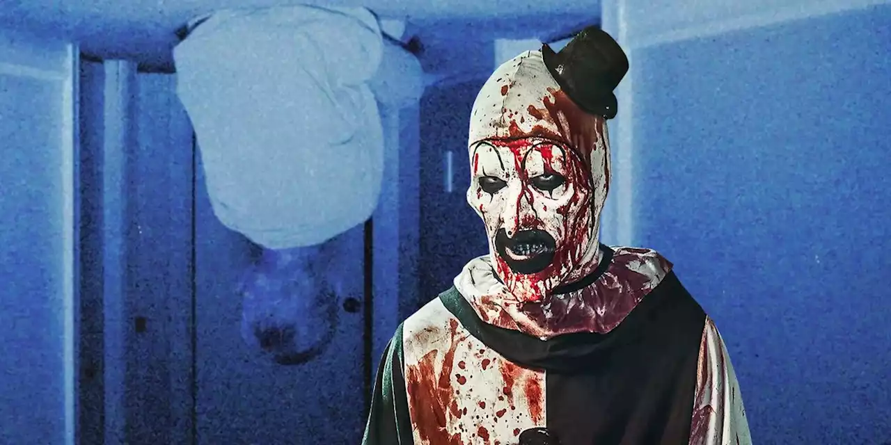 Terrifier 2 & Skinamarink Villains Unite To Horrify In Horror Movie Art