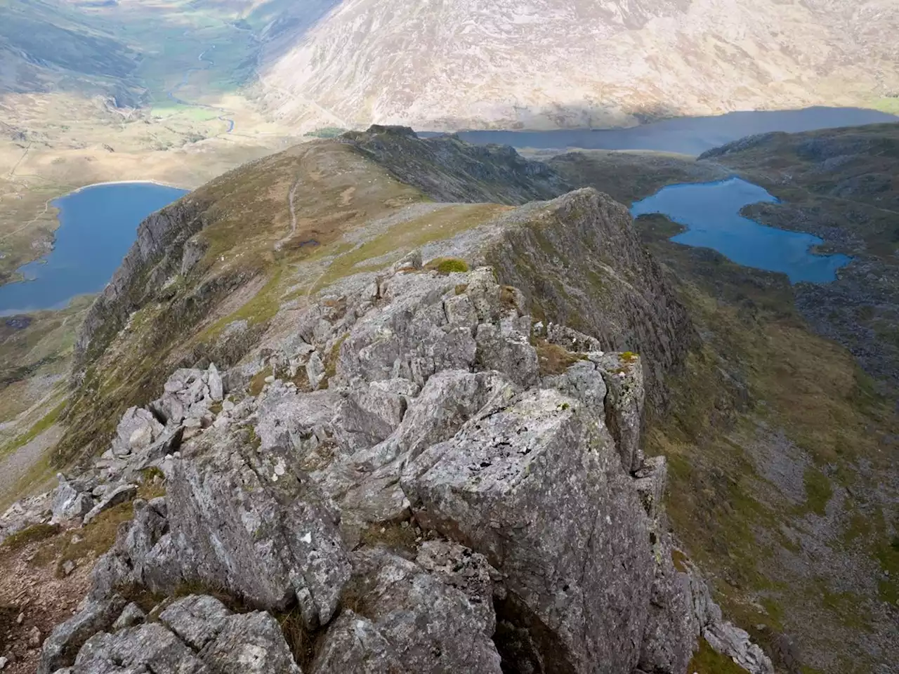 Climber dies after falling from Snowdonia mountain ridge