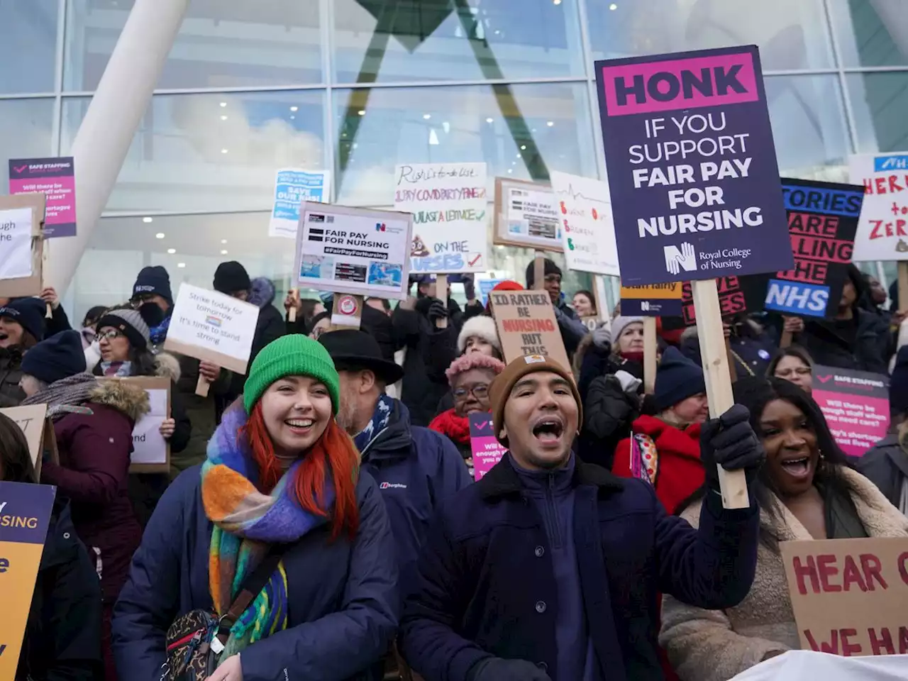 NHS faces biggest strike yet as nurses and ambulance crews walk out