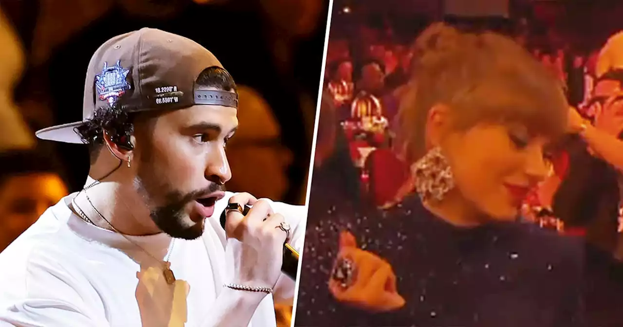 Bad Bunny's Grammys performance gets everyone dancing — including Taylor Swift