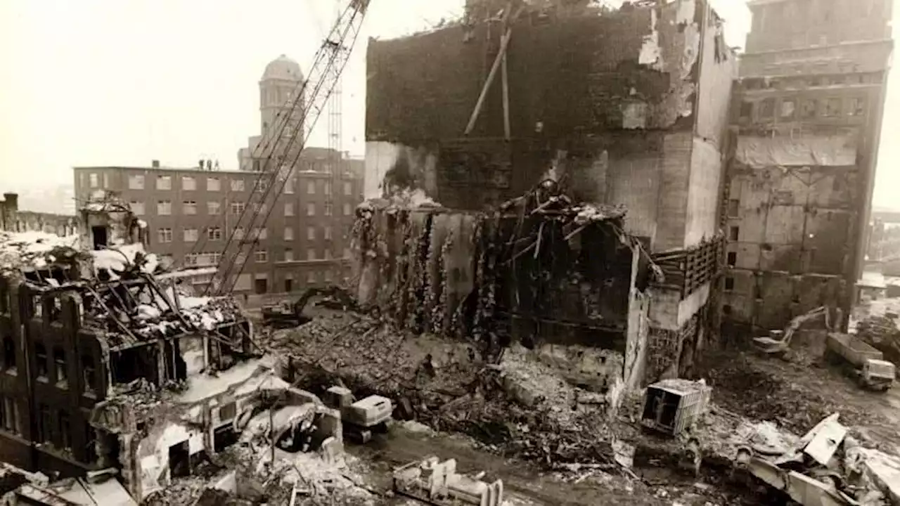 explosion der rolandmühle: die bilder des infernos am hafen