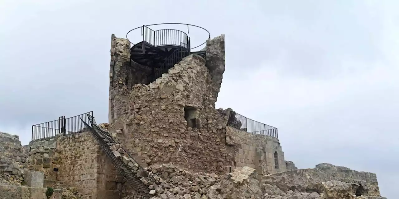 La ciudadela de Alepo y un histórico castillo de Turquía sufren derrumbes por los terremotos