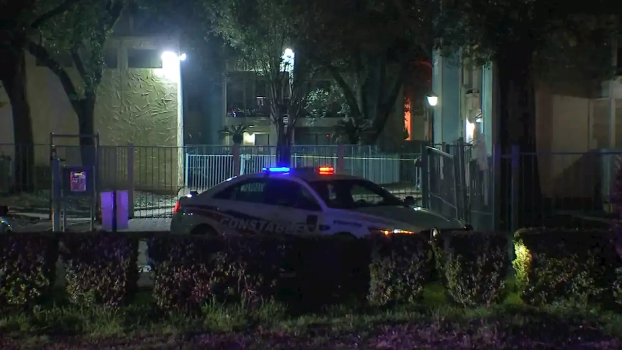 Robbery suspect shot and killed by alleged victim outside north Harris Co. apartments