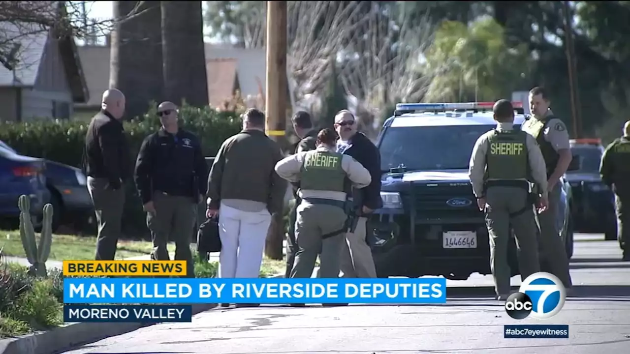 Man shot and killed by Riverside County deputies in Moreno Valley, family says