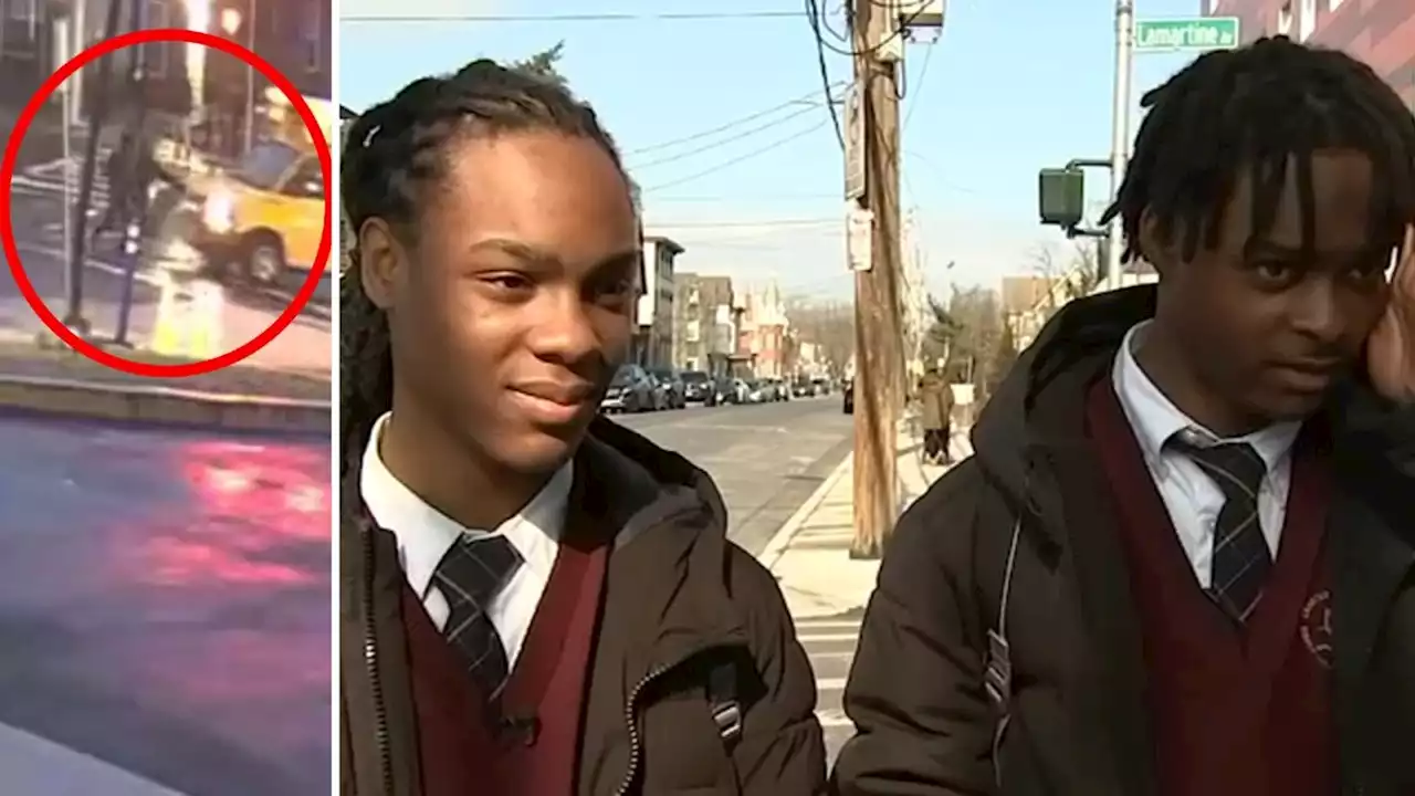 Video shows twin brothers struck by school bus in Yonkers