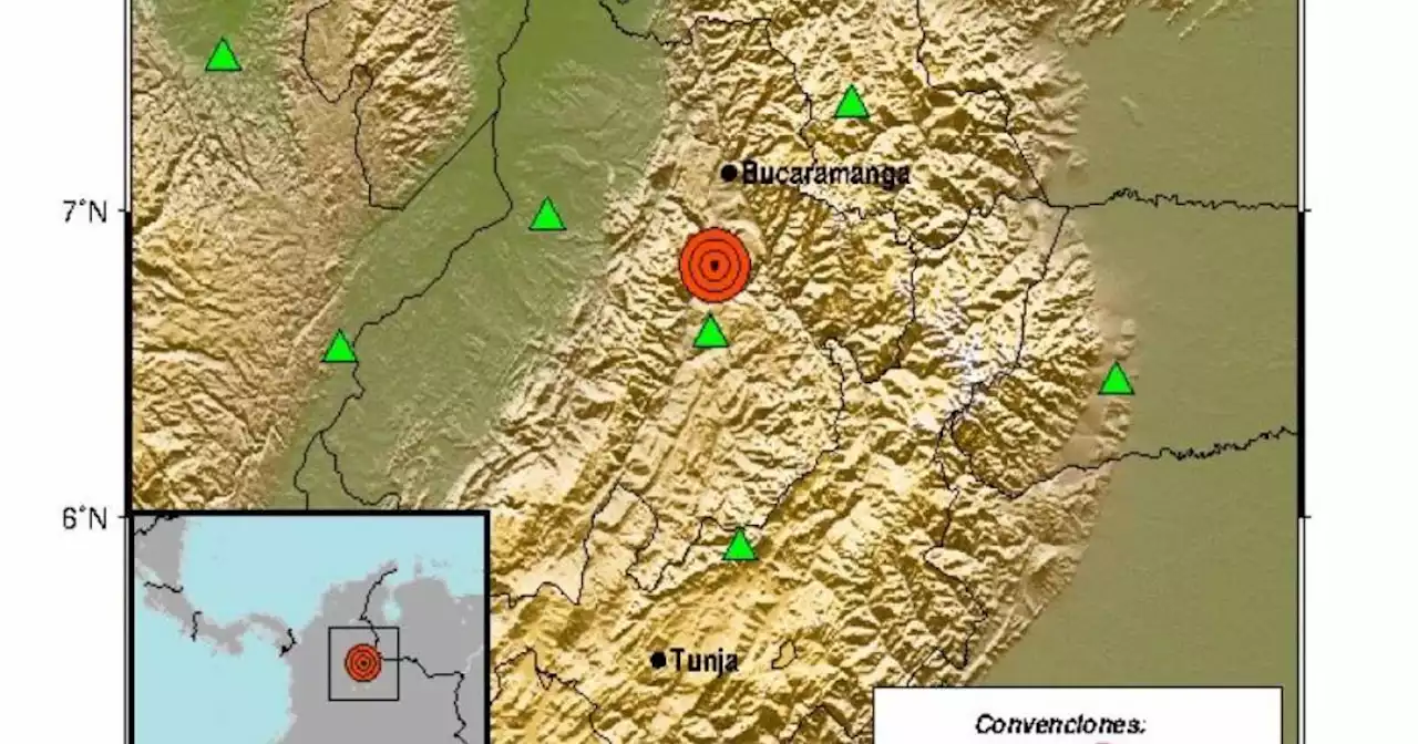 Nuevo temblor en Colombia en la madrugada del martes